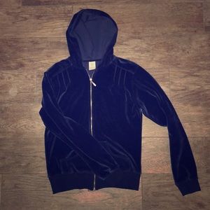 💠SOLD💠 Velour Zip-Up Hoodie